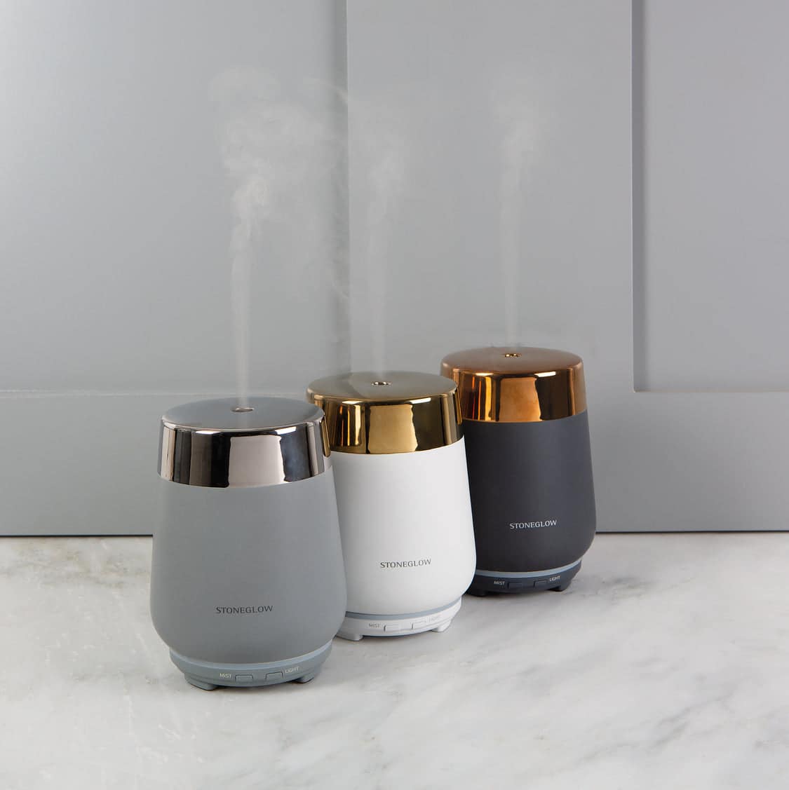 Luna - Perfume Mist Diffuser - Grey/Copper - Image 3