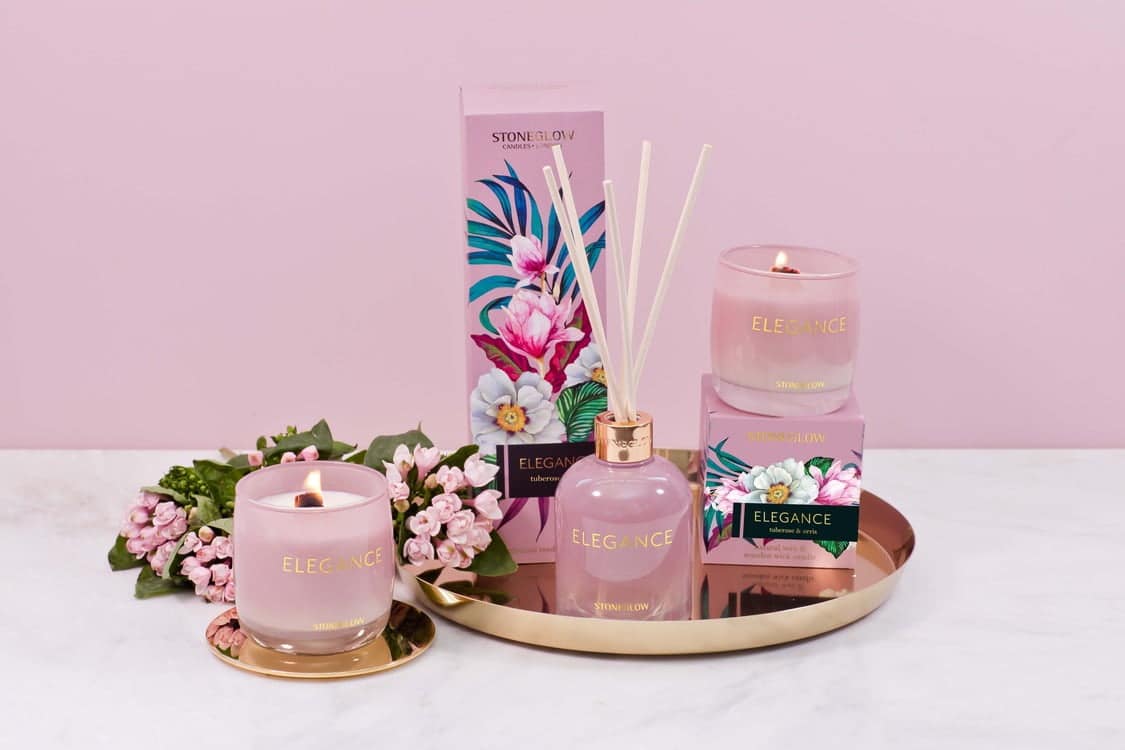 Infuison - Elegance - Tuberose & Orris - Scented Candle - Tumbler - Image 2