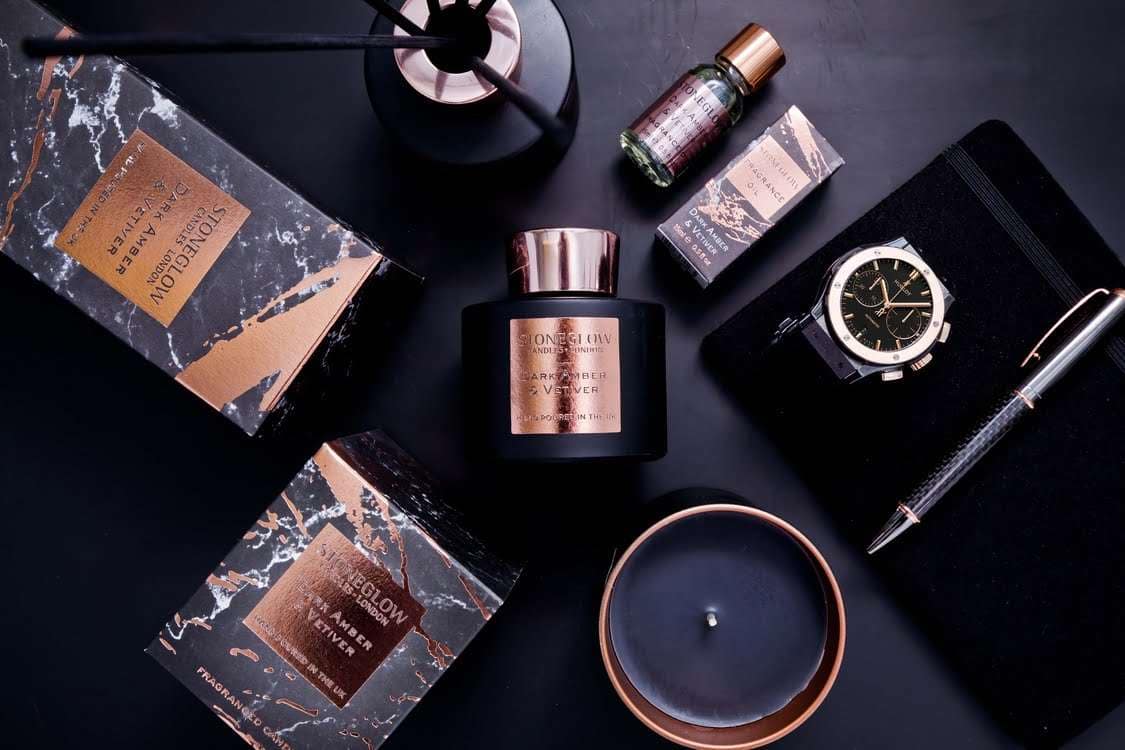 Luna - Dark Amber & Vertiver - Reed Diffuser 120ml - Image 2