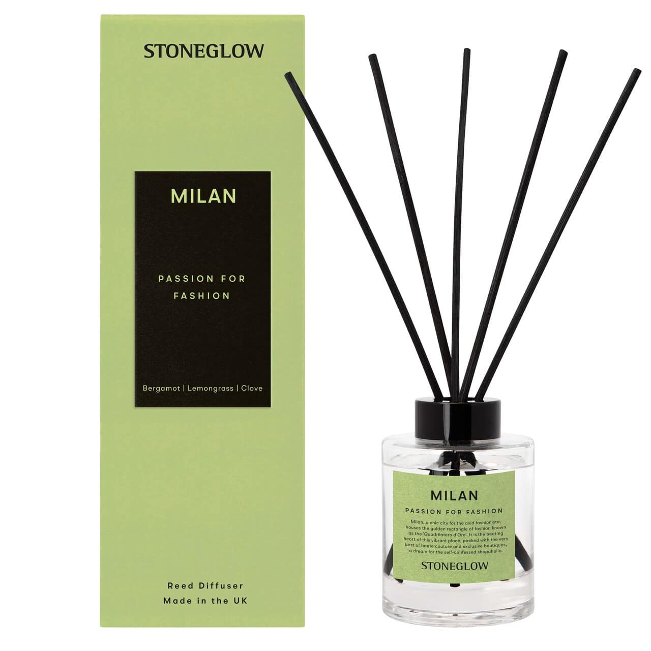 Explorer - Milan - Passion For Fashion - Scented Reed Diffuser 150ml