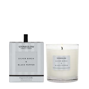 Modern Classics - Silver Birch & Black Pepper - Scented Candle - Boxed Tumbler
