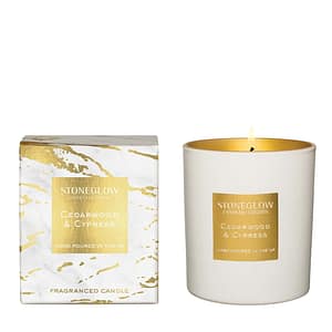 Luna - Cedarwood & Cypress - Scented Candle - Boxed Tumbler