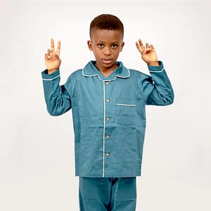 Moroccan Blue Children Lounge Wear
