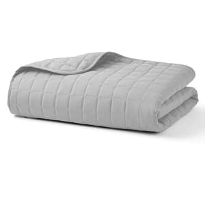Grey Quilted Blanket