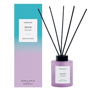 Sol - Spun Sugar - Scented Reed Diffuser 130ml - Purple Glass