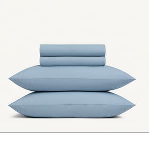 Signature Collection: 1200TC Egyptian Cotton Sateen Bedding – Baby Blue