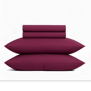 Signature Collection: 1200TC Egyptian Cotton Sateen Bedding – Berry Plum