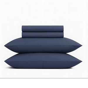 Signature Collection: 1200TC Egyptian Cotton Sateen Bedding – Dark Blue