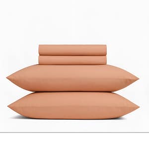 Signature Collection: 1200TC Egyptian Cotton Sateen Bedding – Peach