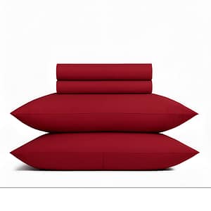 Signature Collection: 1200TC Egyptian Cotton Sateen Bedding – Rio Red