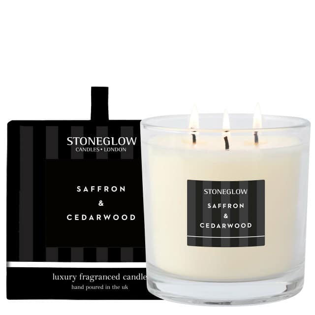 Modern Classics - Saffron & Cedarwood - 3-Wick Candle