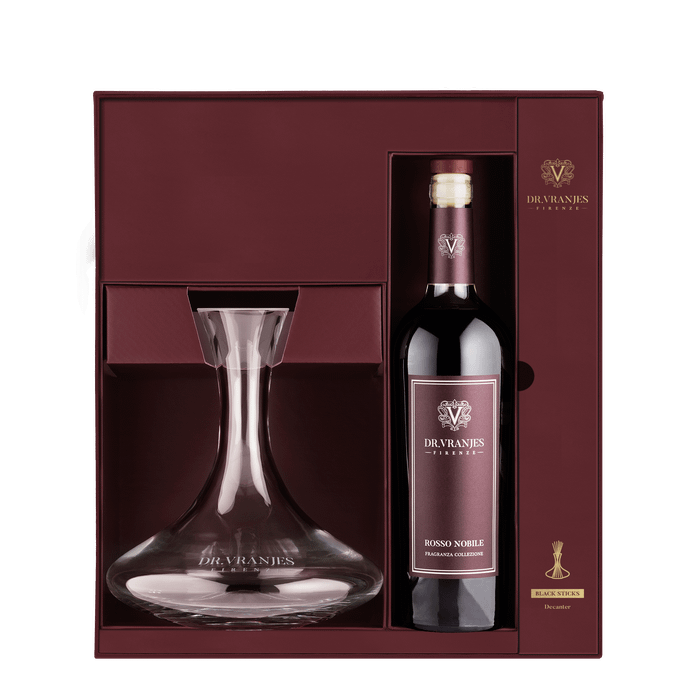 Rosso Nobile Decanter and Bordeaux Bottle